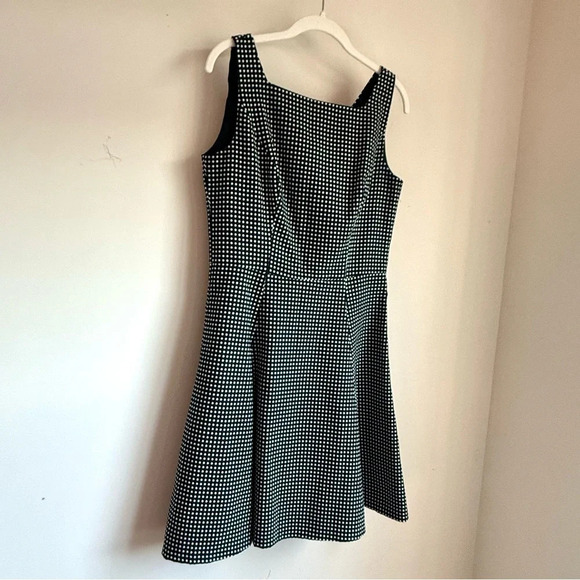 Lauren Ralph Lauren Navy Polka Dot Dress - Size 8 - Picture 3 of 12